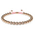 18 Karat Roségold | Gala-Armband mit Kristallpavé | Rosa